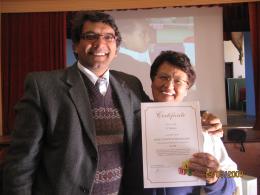 Enver Hassan (Chief Education Specialist) and Dulcie Volkwyn (Deupty Chief Education Specialist))