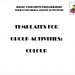 Small Group Activity: Colour - Activity Templates Small Group Activity: Colour - Activity Templates
